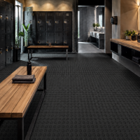 Piso Laminado Moeda Anti-umidade 65x150cm Preto