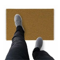 Tapete Capacho De Vinil Liso Original 180x60cm Ouro