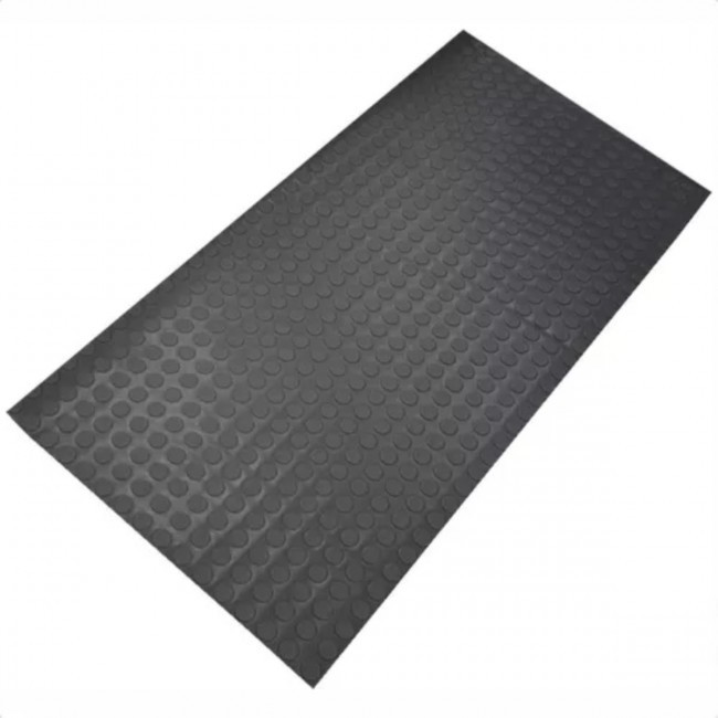 Piso Laminado Moeda Térmico E Antiderrapante 65x110cm Preto