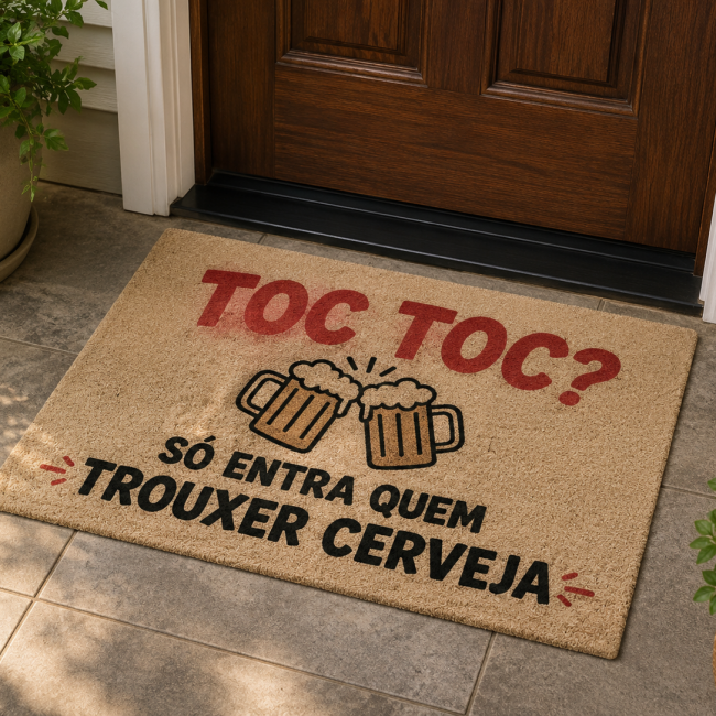 Tapete Capacho De Vinil Personalizado Para Entrada 60x40cm
