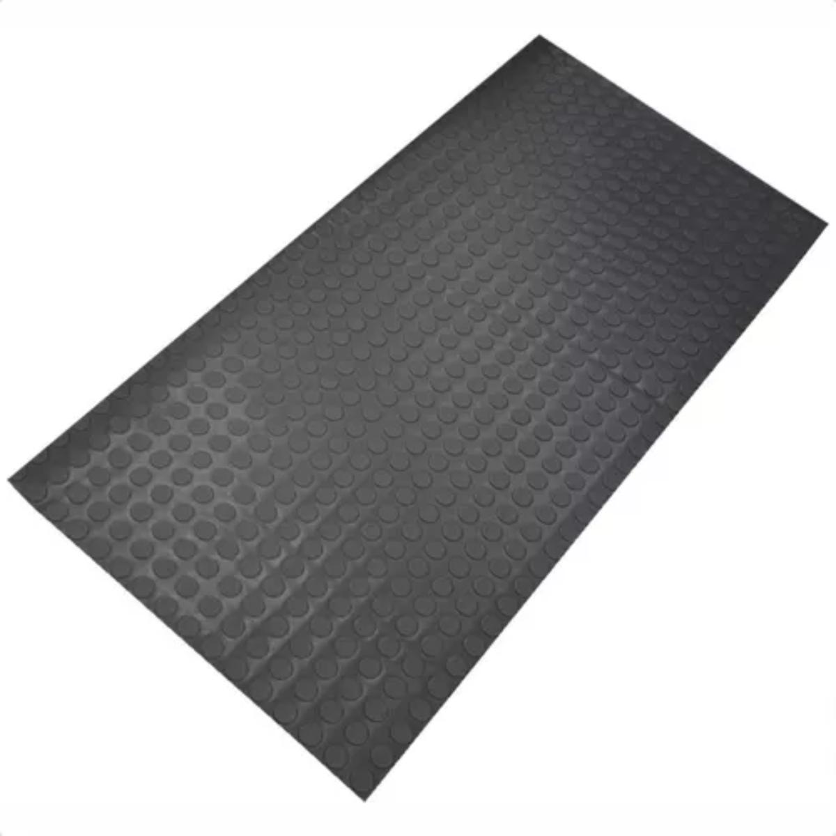Piso Laminado Moeda Resistente A Impactos 65x300cm Preto